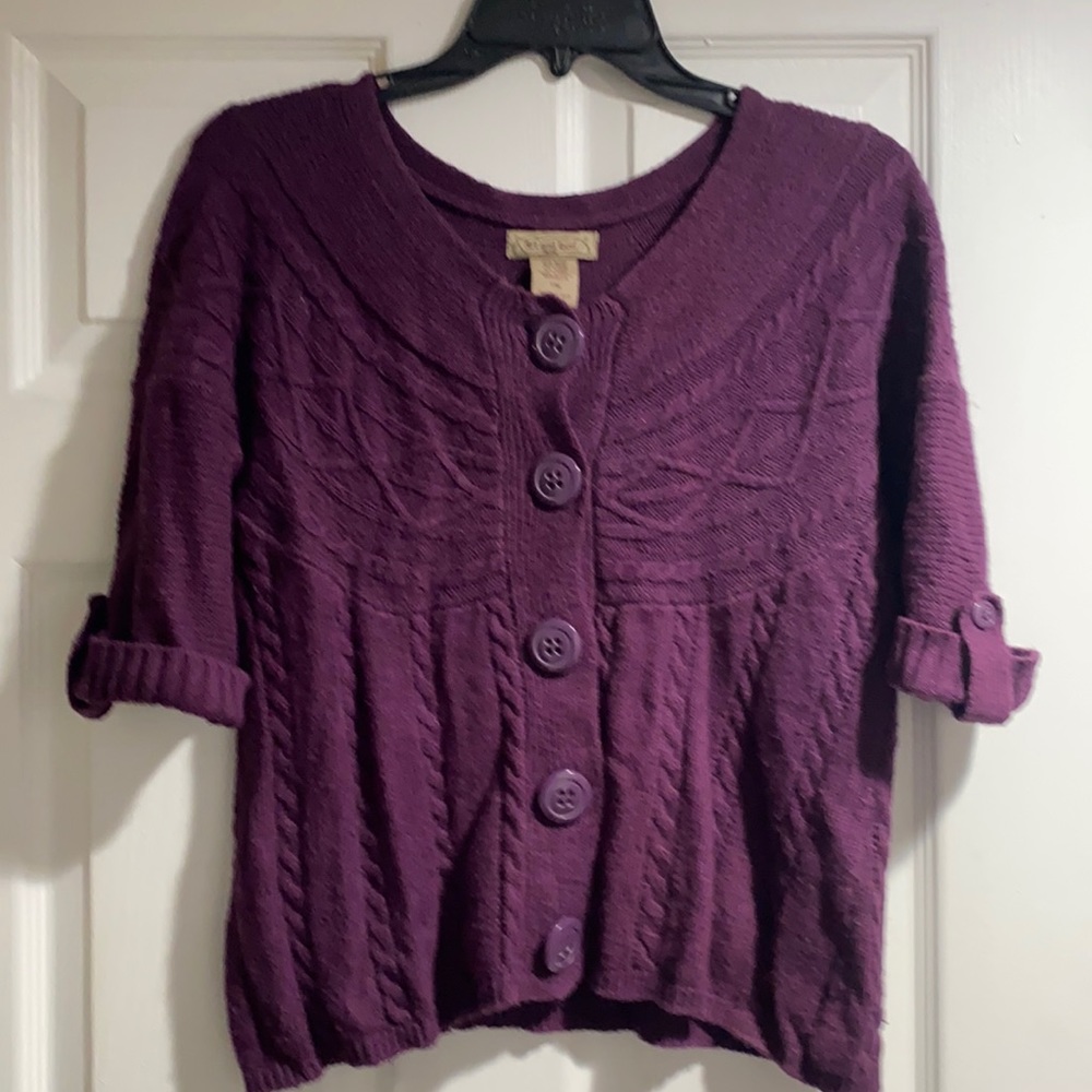Beautiful “plum” colored sweater